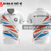 Mẫu áo đồng phục đội đua xe polo có cổ BMW màu cam thiết kế ADXPL6