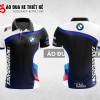 Mẫu áo đồng phục đội đua xe polo có cổ BMW màu xanh đen thiết kế ADXPL12
