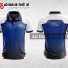 Mẫu áo đồng phục đội đua xe polo có cổ Ford màu xanh dương thiết kế ADXPL41