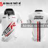Mẫu áo đồng phục đội đua xe polo có cổ Honda màu trắng thiết kế ADXPL84