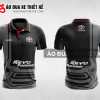 Mẫu áo đồng phục đội đua xe polo có cổ Toyota màu đen thiết kế ADXPL60