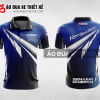 Mẫu áo đồng phục đội đua xe polo có cổ YAMAHA màu xanh tím than thiết kế ADXPL15