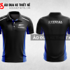 Mẫu áo đồng phục đội đua xe polo có cổ Yamaha màu đen thiết kế ADXPL50