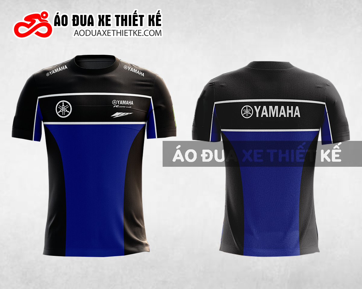 Mẫu áo đồng phục đội đua xe polo có cổ Yamaha màu dương thiết kế ADXPL53