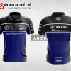 Mẫu áo đồng phục đội đua xe polo có cổ Yamaha màu xanh dương thiết kế ADXPL18