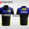 Mẫu áo đồng phục đội đua xe polo có cổ Yamaha màu xanh nõn chuối thiết kế ADXPL89